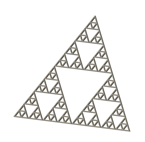 Fractale triangle