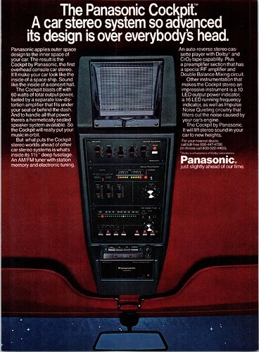 PANASONIC COCKPIT CONSOLE